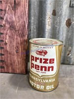 Prize Penn quart oil can