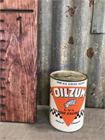 Oilzum  quart oil can