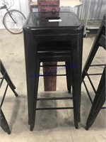 Set of 2 metal shop stools