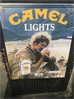 Camel Lights tin sign