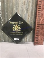 Seagram's Gin tin sign