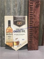 J.P. Wiser's Whisky tin sign