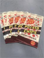 Red Dot Potato Chips bags