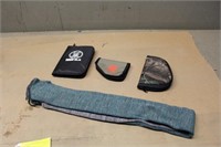 (2) Soft Hand Gun Cases & NRA Gun Cleaning Kit