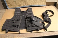 5.11 Tactical Vest w/Taigear Pistol Holder & Gun