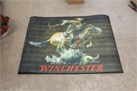 Winchester Horse & Rider Rug 52"x37"