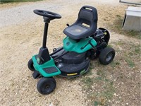 L- WEEDEATER RIDING LAWN MOWER
