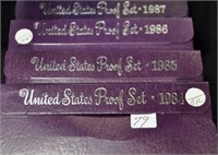 1984-1987 U.S. PROOF SET