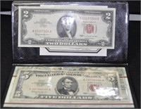 2 & 5 DOLLAR RED SEAL UNITED STATES NOTE