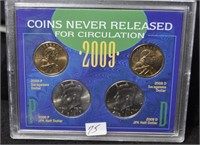 2009 COIN NEVER RELEASED FOR CIRCULATION