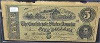 1864 5 DOLLAR THE CONFEDERATE STATE AMERICAN