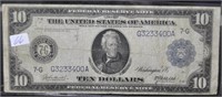 1913 TEN DOLLAR