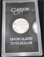 1884 CARSON CITY UNCIRUCLATED SILVER DOLLAR