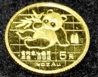 1989 GOLD PANDA COIN