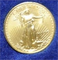 1999 1/20 OZ. GOLD LIBERTY COIN AMERICAN EAGLE