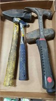 Flat of various hammers.