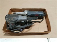 Porter cable sander and Bosch electric tool