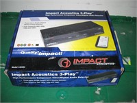 IMPACT ACOUSTICS 3-PLAY 40324 A/V Selector