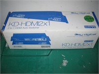 KEY  DIGITAL KD-HDMI2x1 2 to 1 Auto Switcher boxed
