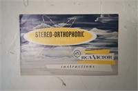 RCA  STEREO-ORTHOPHONIC MANUAL
