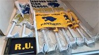 Lot of 10 Redford Union Panther Car Flags plus RU