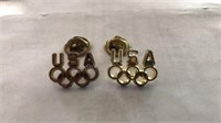 Pair of USA Olympic pins