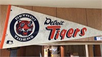 Detroit Tigers Pennant hanging in Basement