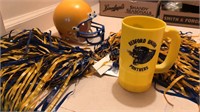 Redford Union Blue and Gold miniature helmet,
