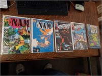 5 Comic Books The Nam #1 The Nam #56 Daredevil
