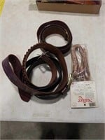 Leather belt bullet / belt, sling