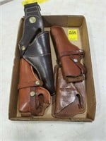 Hosters set of4 leather