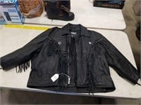 Hudson black leather jacket