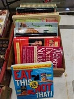 Cook books, 3 boxes
