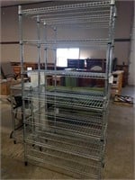 7 tier metal shelving unit