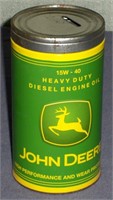 John Deere metal bank