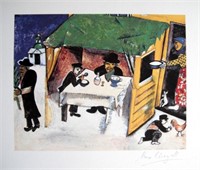 Marc Chagall "Feast of Tabernacles" Hand Signed