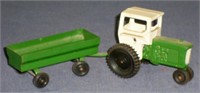 Small Green tractor & trailer