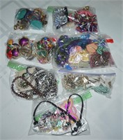 Costume Jewelry - Assorted necklaces, bracelets,