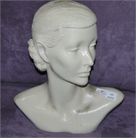 Composite bust of lady 16" h