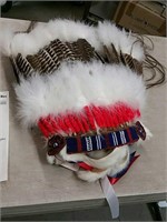 Authentic native headdress