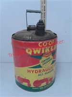 Vintage Co-op quick lift hydraulic oil 5 gallon