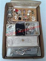 Costume jewelry - necklaces, earrings, watches +