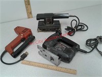 3 electric power tools - Black & Decker jigsaw,