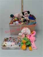Large assortment of TY Beanie Babies and more