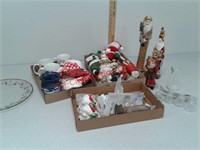 Various Christmas deco new and vintage