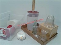 Food storage containers, plastic pitcher + + +