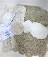 Vintage linens and King size duvet cover
