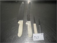 Lot of 4 Kitchen Knives