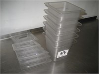 Lot of 6 Food Containers With Lids