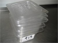 Lot of 3 Food Containers With Lids